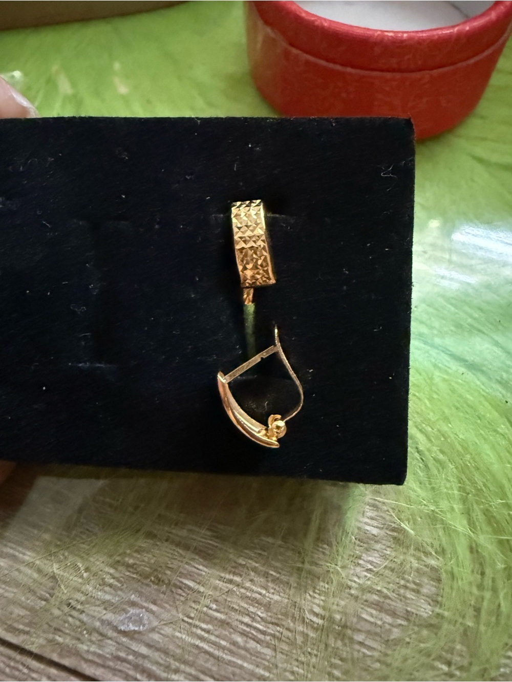 Gold Drop Dangle Earring - Elegant Gold Tone Women’s Jewelry